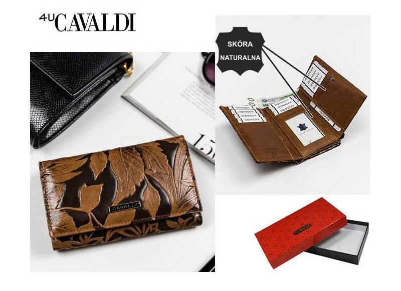 Гаманець жіночий Cavaldi PX23-DSF BROWN Гаманець жіночий Cavaldi PX23-DSF BROWN